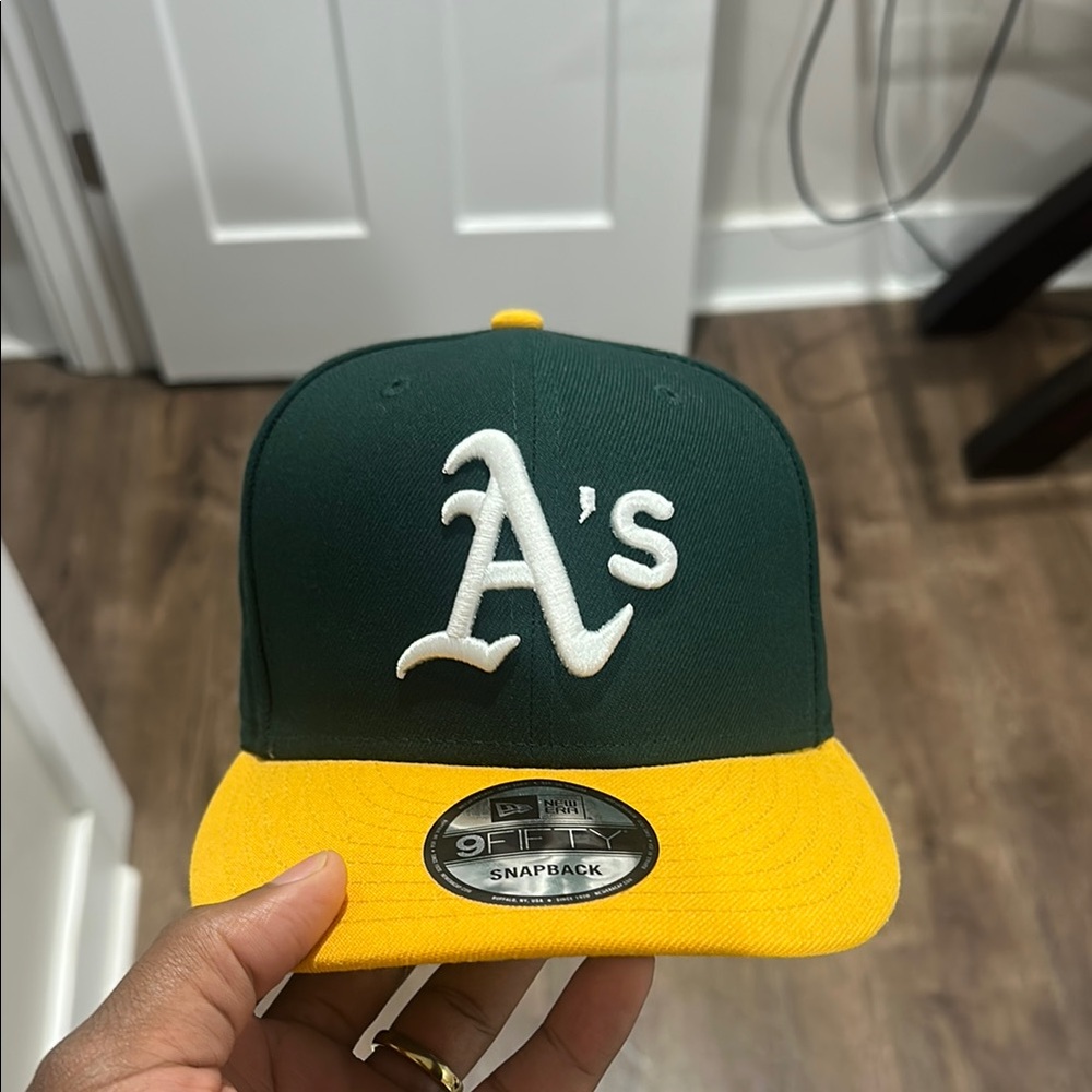 New Era Green and Yellow Snapback Hat